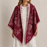 Cherie Bandana Print Shawl
