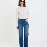 Rebel Mid Rise Slim Straight
