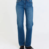 Rebel Mid Rise Slim Straight