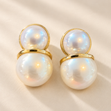 Willa Large Pearl Statement Earrings
