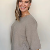 Colette Cashmere Boxy Tee