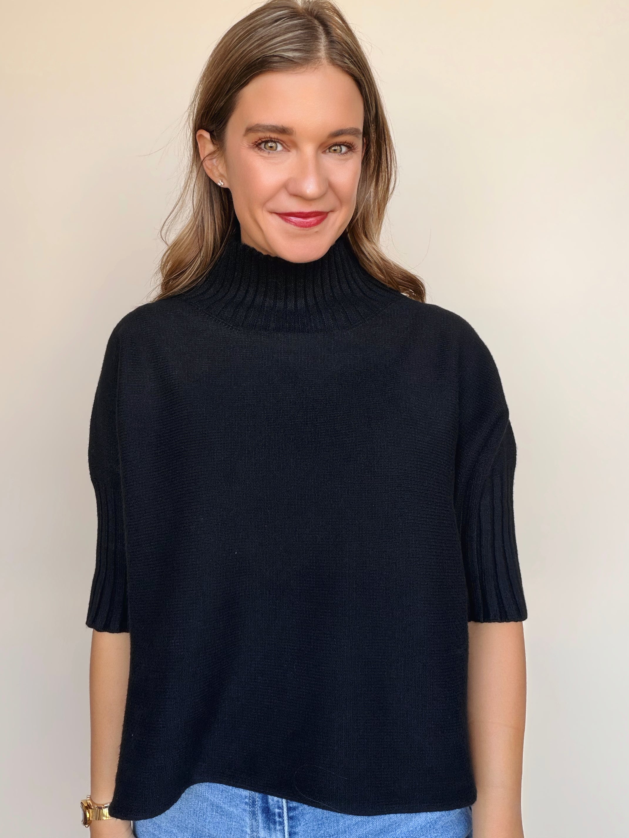 Georgia Mock Neck Sweater