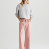 Hattie Barrel Crop- Sparkling Rose