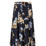 Ines Floral Belted Skirt