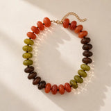 Color Blocked Cleo Necklace
