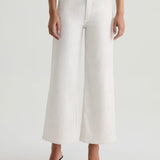 Saige Wide Leg Crop- Silver Glow