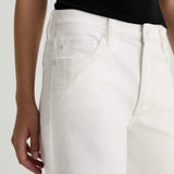 Saige Wide Leg Crop- Silver Glow