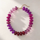 Color Blocked Cleo Necklace