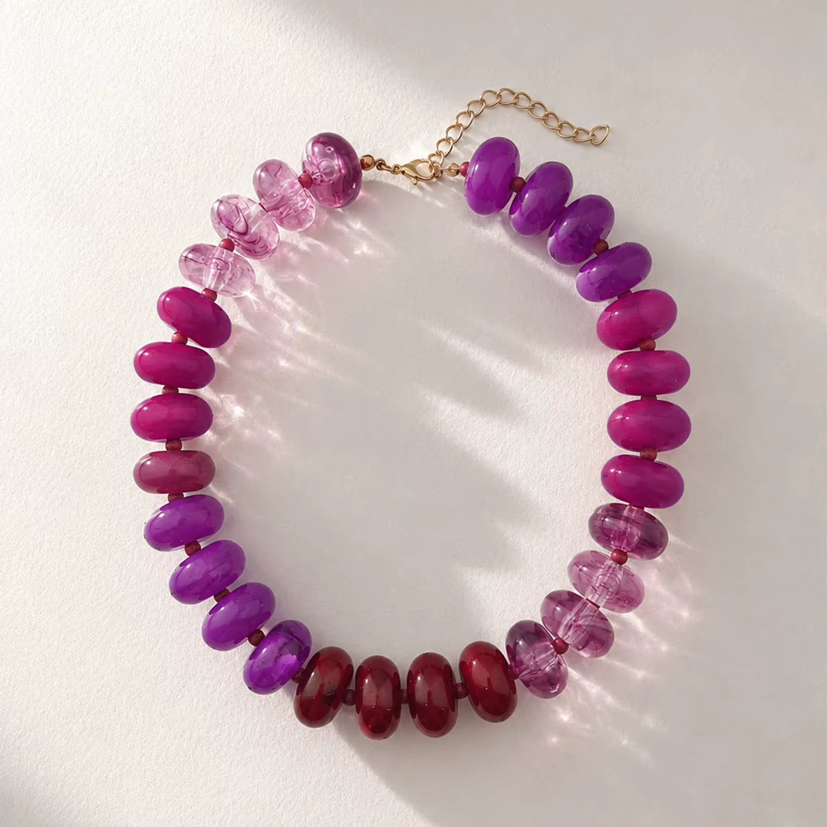 Color Blocked Cleo Necklace