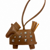 Pony Studded Bag Charm