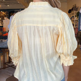 Dahlia Ruffle Button Down Blouse