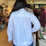 Cooper Button Down Top- White