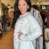 Ribbons and Romance Sweater- White