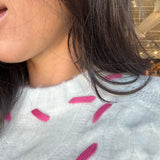 Ribbons and Romance Sweater- White