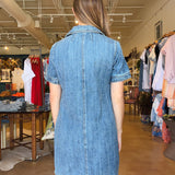 Parker Front Pocket Denim Dress