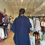 Sloane Cape- Navy Blue
