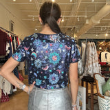 London Cosmic Sequins Top