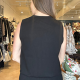 Lizzie Soft Bubble Tank- Black