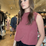 Lizzie Soft Bubble Tank- Rust