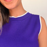 Saturday Night Knit Scalloped Tank