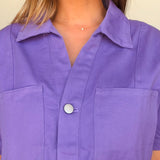 Jane Boxy Denim Top