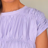 Lisse Shirred Tiered Top