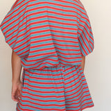 Harbor Stripe Terry Short Set