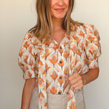 Petal Glow Blouse