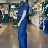 Selena Denim Tie-Waist Pants