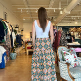 Celeste Maxi Skirt- Clementine Tile
