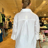 Cady Pearl Button Blouse