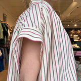 Bonaia Stripe Top- Butter