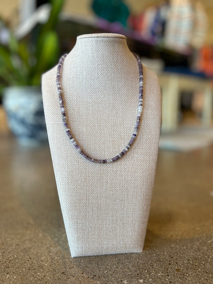 Luna Necklace Lavender- 18"