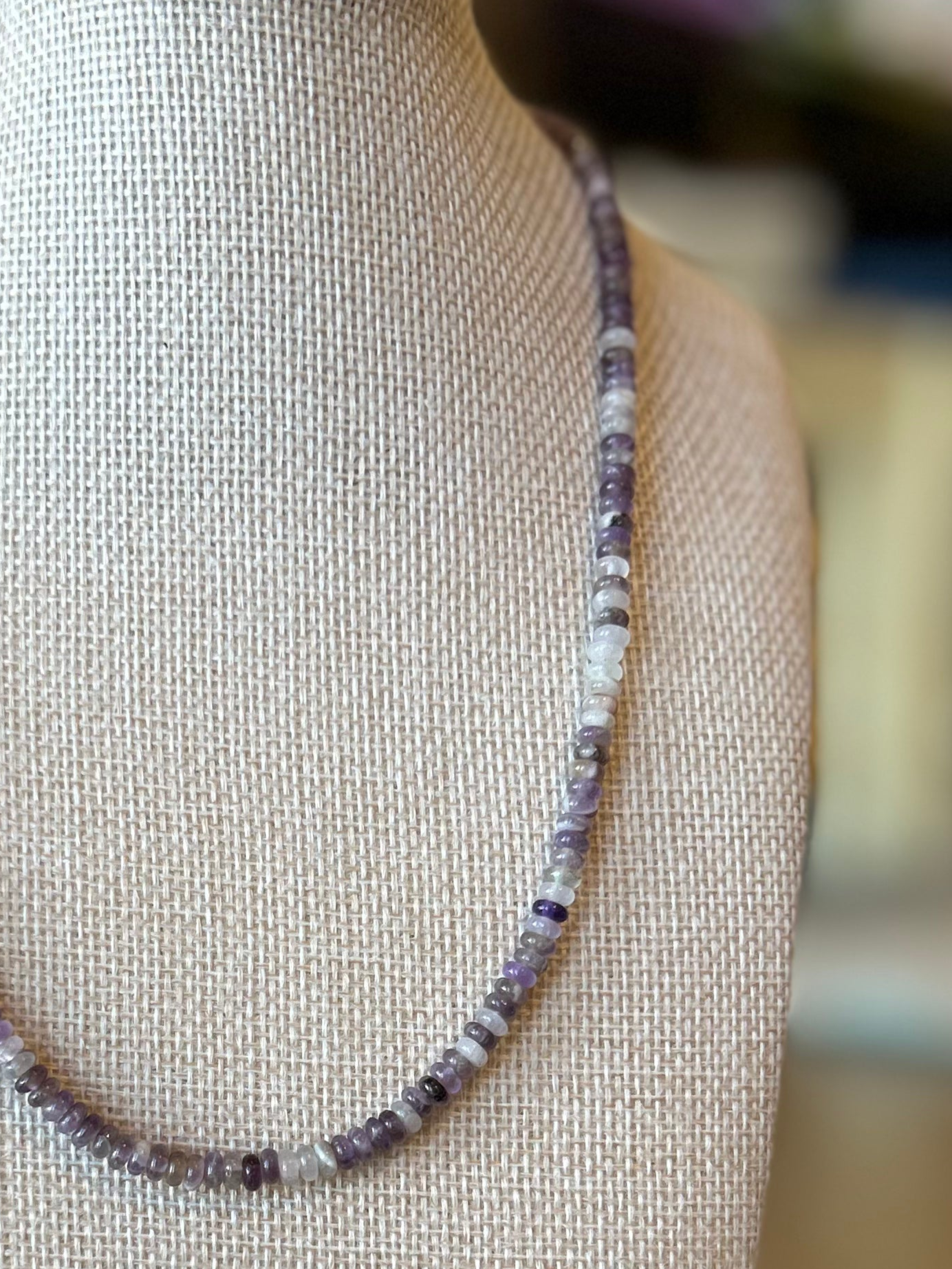 Luna Necklace Lavender- 18"