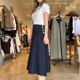 Kayla Midi Skirt- Indigo