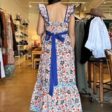 Oleander Dress- Botanic Burst Maxi Dress