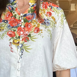 Perla High Neck Floral Blouse
