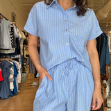 Nautical Stripe Set- Blue