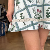 James Lace Trim Dress- Gardener's Window