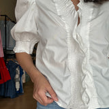 Arabella Smocked Puff Sleeve Top