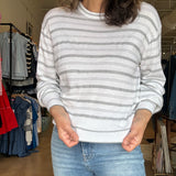 Finn Multi Stripe Sweater- Eucalyptus