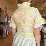 Lena Dress- Garden Jacquard