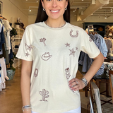 Cowboy Embroidered Relaxed Tee