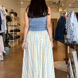 Via Nicola Skirt- Vintage Floral