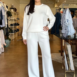 Cloud Fleece Pants- Ivory