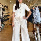 Maya Poplin Pants- Birch