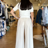 Maya Poplin Pants- Birch