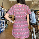 Twiggy Knit Belted Dress