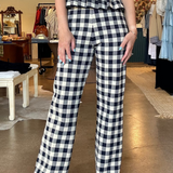 Monette Gingham Knit Pant