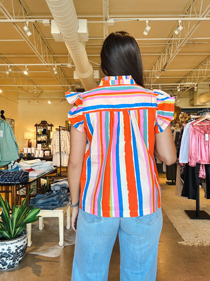 Leia Stripe Top